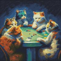 Opakowanie Diamentowa mozaika - Futrzaki hazardu 40x40cm