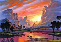 Opakowanie Diamentowa mozaika góry zwierzęta u wodopoju NO-1006720