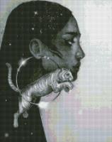 Opakowanie Diamentowa mozaika - Gwiazdozbiór Tygrysa 40x50cm