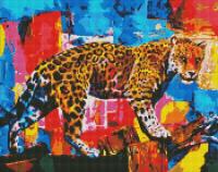 Opakowanie Diamentowa mozaika - Jasny lampart 40x50cm