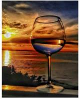 Opakowanie Diamentowa mozaika Kieliszek na wybrzeżu NO-1007416