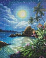 Opakowanie Diamentowa mozaika - Księżycowa noc 40x50cm