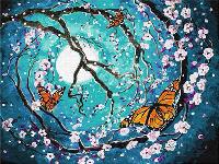 Opakowanie Diamentowa mozaika Kwitnące gałęzie i motyle 60141