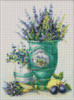 Diamentowa mozaika - Lawenda w doniczce 30x40cm. Wydawca: Ideyka. SmakLiter.pl Opakowanie Diamentowa mozaika - Lawenda w doniczce 30x40cm