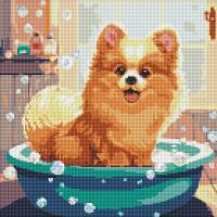 Opakowanie Diamentowa mozaika - Little fluffy 40x40cm