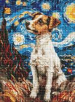 Opakowanie Diamentowa mozaika - Magiczny Jack Russell 30x40cm