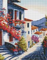 Opakowanie Diamentowa mozaika - Miasto u podnóża gór 40x50cm