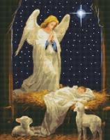 Opakowanie Diamentowa mozaika - Pod opieką anioła 40x50cm