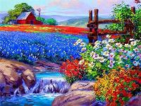 Opakowanie Diamentowa mozaika Pole kwiatów 60239