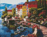 Opakowanie Diamentowa mozaika - Poranek nad jeziorem 40x50cm