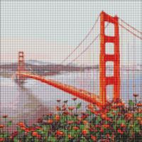 Diamentowa Mozaika - Poranne San Francisco 40x40cm. Wydawca: Ideyka. SmakLiter.pl Opakowanie Diamentowa Mozaika - Poranne San Francisco 40x40cm