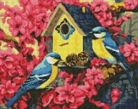 Opakowanie Diamentowa mozaika - Przytulna ptaszarnia 40x50cm