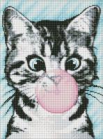 Opakowanie Diamentowa mozaika - Różowa bańka 30x40cm