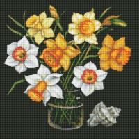 Opakowanie Diamentowa mozaika - Słoneczne żonkile 40x40cm