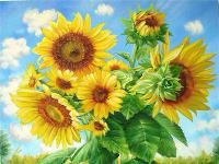 Opakowanie Diamentowa mozaika Słoneczniki 60609