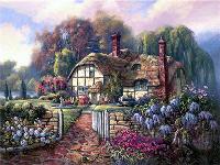 Opakowanie Diamentowa mozaika Urocza chatka 60693