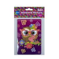 Opakowanie Diamentowa mozaika ze sztalugą - Sowa 10x15