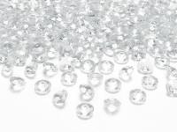 Opakowanie Diamentowe konfetti bezbarwny 12mm 100szt