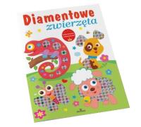 Diamentowe zwierzęta. Autor: Matusiak Monika. SmakLiter.pl Okładka książki Diamentowe zwierzęta