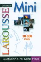 Opakowanie Dictionnaire mini Plus