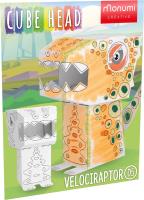 Dino Velociraptor Cube Head MCH000113. Wydawca: Monumi. SmakLiter.pl Opakowanie Dino Velociraptor Cube Head MCH000113