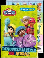 Okładka książki Dinoprzyjaciele na medal. Kreatywny Maluch. Dino Ranch