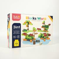 Opakowanie Dinozaury z klocków 3w1