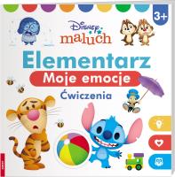 Okładka książki Disney Maluch Elementarz emocje Ćwiczenia HOP-9204