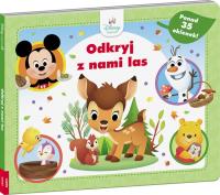 Okładka książki Disney Maluch Odkryj z nami las OK-9202