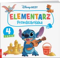 Okładka książki Disney Uczy. Elementarz przedszkolaka. 4 lata