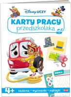Okładka książki Disney Uczy. Karty pracy przedszkolaka. 4 lata