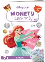 Okładka książki Disney Uczy. Monety i banknoty. Disney Księżniczka
