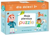 Dla Dzieci 3+ Moje pierwsze Puzzle. Miesiące. Wydawca: Kangur. SmakLiter.pl Opakowanie Dla Dzieci 3+ Moje pierwsze Puzzle. Miesiące