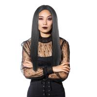 Opakowanie Długa peruka czarna