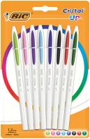 Opakowanie Długopis BIC Cristal Up AST+FUN 8 kolorów blister