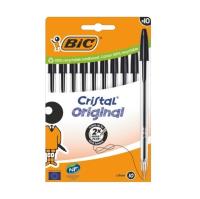 Długopis Cristal Original 10szt czarny BIC. Wydawca: Bic. SmakLiter.pl Opakowanie Długopis Cristal Original 10szt czarny BIC