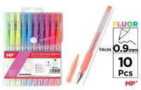 Opakowanie Długopis fluorescencyjny 10 kolorów