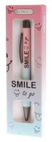 Długopis Happiness - Smile w etui. Wydawca: CRESCO. SmakLiter.pl Opakowanie Długopis Happiness - Smile w etui