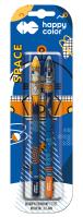 Opakowanie Długopis Happy Color Space zmazywalny 2 sztuki na blistrze