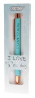 Długopis I Love My Dog w etui. Wydawca: CRESCO. SmakLiter.pl Opakowanie Długopis I Love My Dog w etui