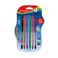 Opakowanie Długopis klasyczny Keyroad ball pen soft jet 0,7 mm 6 kolorów