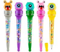 Opakowanie Długopis obrotowy 0,7mm 4w1 Monsters nieb. (24sz)