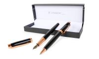 Opakowanie Długopis + piór wieczne Centarus czarny