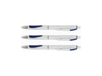 Opakowanie Długopis Solidly White niebieski (50szt)