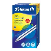 Długopis Stick super soft K86 niebieski (12szt). Wydawca: Pelikan. SmakLiter.pl Opakowanie Długopis Stick super soft K86 niebieski (12szt)
