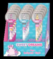 Opakowanie Długopis Sweet Dreams z liquidowym toperem jednorożec KL11224 mix wzorów 1 szt.