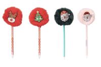 Opakowanie Długopis świąteczny pompon (24szt)