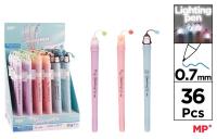 Opakowanie Długopis świecący niebieski 0,7mm (36 szt)