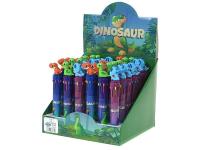 Opakowanie Długopis wielokolorowy z dinozaurem 15cm (36szt)