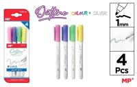 Opakowanie Długopis z podwójną linią 4 kolory